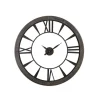 Mor Furniture Wall Clocks|Ronan Medium Clock In Brown/Gray