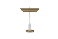 Mor Furniture Shop All Lighting & Lamps|Office Lighting|Rowleigh Desk Lamp In Gold Finish/White