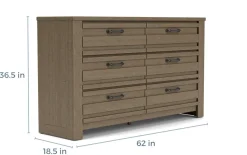 Mor Furniture Dressers & Chests|Ruff Hewn Dresser In Gray