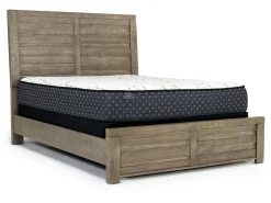 Mor Furniture Beds|Ruff Hewn Panel Bed In , Queen Brown