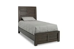 Mor Furniture Beds|Ruff Hewn Panel Bed In , Queen Brown