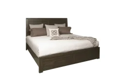 Mor Furniture Beds|Ruff Hewn Panel Bed In , Queen Brown