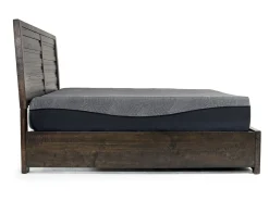 Mor Furniture Beds|Ruff Hewn Panel Bed In , Queen Brown