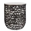 Mor Furniture Outdoor Accent Tables|Sabena Outdoor Round End Table In Black