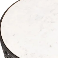 Mor Furniture Outdoor Accent Tables|Sabena Outdoor Round End Table In Black