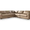 Mor Furniture Sectionals|Sahara 5 Piece Sectional In Sahara Leather