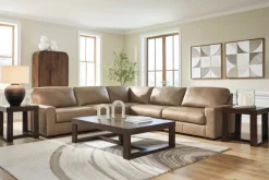 Mor Furniture Sectionals|Sahara 5 Piece Sectional In Sahara Leather
