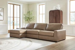 Mor Furniture Sofas|Sahara Sofa Chaise In Sahara Leather, Left Facing