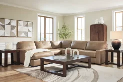 Mor Furniture Reclining Sectionals|Modular Sofas|Sahara Wedge In Sahara Leather