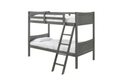 Mor Furniture Kids Beds & Bunk Beds|Sami Bunk Bed W/ Ladder In Espresso, Twin/ Twin