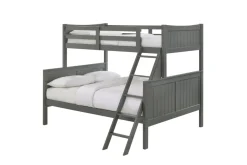 Mor Furniture Kids Beds & Bunk Beds|Sami Bunk Bed W/ Ladder In Espresso, Twin/ Twin