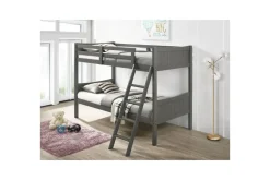 Mor Furniture Kids Beds & Bunk Beds|Sami Bunk Bed W/ Ladder In Espresso, Twin/ Twin