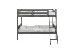 Mor Furniture Kids Beds & Bunk Beds|Sami Bunk Bed W/ Ladder In Espresso, Twin/ Twin