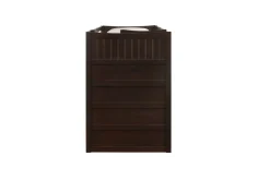 Mor Furniture Kids Beds & Bunk Beds|Sami Bunk Bed W/ Storage Steps In Espresso, Twin/Twin, Right Facing
