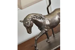 Mor Furniture Shop All Lighting & Lamps|Office Lighting|Sandorman Horse Lamp In Antique Bronze