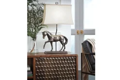 Mor Furniture Shop All Lighting & Lamps|Office Lighting|Sandorman Horse Lamp In Antique Bronze