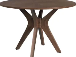 Mor Furniture Round Dining Tables|Dining Tables|Santa Barbara Round Dining Table In Walnut