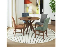 Mor Furniture Round Dining Tables|Dining Tables|Santa Barbara Round Dining Table In Walnut