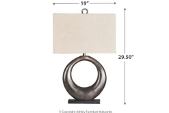 Mor Furniture Shop All Lighting & Lamps|Office Lighting|Saria Metal Table Lamp In Antique Silver Finish
