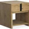 Mor Furniture Sofa & End Tables|Sawyer Rectangle End Table In Rustic Caramel