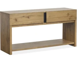 Mor Furniture Sofa & End Tables|Sawyer Rectangle Sofa Table In Rustic Caramel