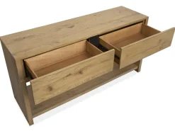Mor Furniture Sofa & End Tables|Sawyer Rectangle Sofa Table In Rustic Caramel
