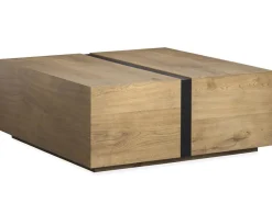 Mor Furniture Coffee Tables|Sawyer Square Coffee Table In Rustic Caramel