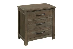 Mor Furniture Bedroom Sets|Scott Storage Bed, Dresser, Mirror & Nightstand In Walnut, Queen