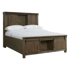 Mor Furniture Storage Beds|Beds|Scott Storage Bed In Walnut, Queen