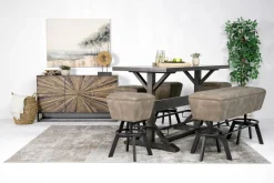 Mor Furniture Dining Tables|Sequoia Bar Table In Espresso