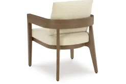Mor Furniture Outdoor Dining Sets|Serene Bay Outdoor Dining Table & 4 Arm Chairs In Dark Brown
