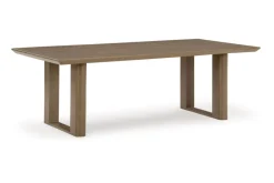 Mor Furniture Outdoor Dining Sets|Serene Bay Outdoor Dining Table & 4 Arm Chairs In Dark Brown