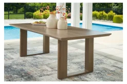 Mor Furniture Outdoor Dining Tables|Serene Bay Outdoor Dining Table In Dark Brown