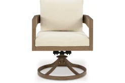 Mor Furniture Outdoor Dining Sets|Serene Bay Outdoor Dining Table & 6 Arm Chairs In Dark Brown