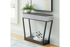 Mor Furniture Sofa & End Tables|Sethlen Sofa Table In Gray/Black