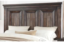Mor Furniture Beds|Sevilla Panel Bed In Walnut, Queen