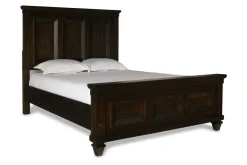 Mor Furniture Beds|Sevilla Panel Bed In Walnut, Queen