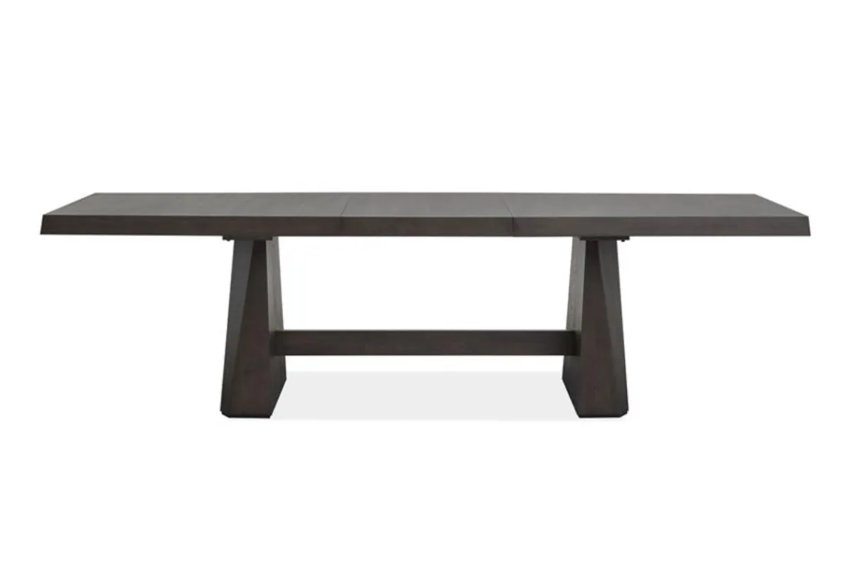 Mor Furniture Seating For 4|Dining Room Sets|Shelby Dining Table & 4 Wood Back Chairs In Coffee Bean