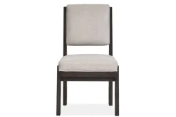 Mor Furniture Seating For 4|Dining Room Sets|Shelby Trestle Dining Table & 4 Wood Back Chairs In Coffee Bean