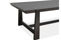 Mor Furniture Dining Tables|Shelby Trestle Dining Table In Coffee Bean