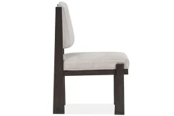 Mor Furniture Seating For 6|Dining Room Sets|Shelby Trestle Dining Table, 4 Wood Back Chairs & Bench In Coffee Bean