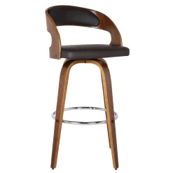 Mor Furniture Counter Height Stools|Barstools|Shelly Counter Height Swivel Stool In Black & Gray