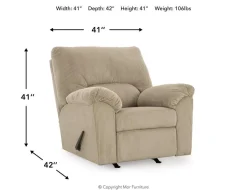 Mor Furniture Recliners|Simple Joy Rocker Recliner In Onyx