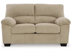 Mor Furniture Living Room Sets|Simple Joy Sofa & Loveseat In Navy