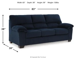 Mor Furniture Sofas|Simple Joy Sofa In Onyx