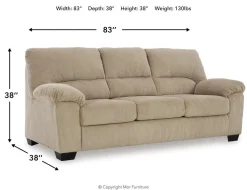 Mor Furniture Sofas|Simple Joy Sofa In Onyx