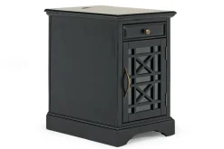 Mor Furniture Sofa & End Tables|Skyy Chairside Table In Black