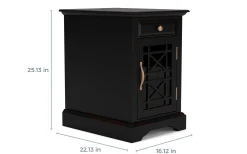 Mor Furniture Sofa & End Tables|Skyy Chairside Table In Black
