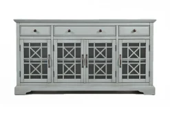 Mor Furniture Media Consoles & Hutches|Tv Stands|Skyy Media Console In Gray, 70 Inch