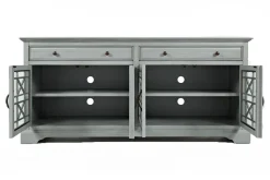 Mor Furniture Media Consoles & Hutches|Tv Stands|Skyy Media Console In Gray, 70 Inch